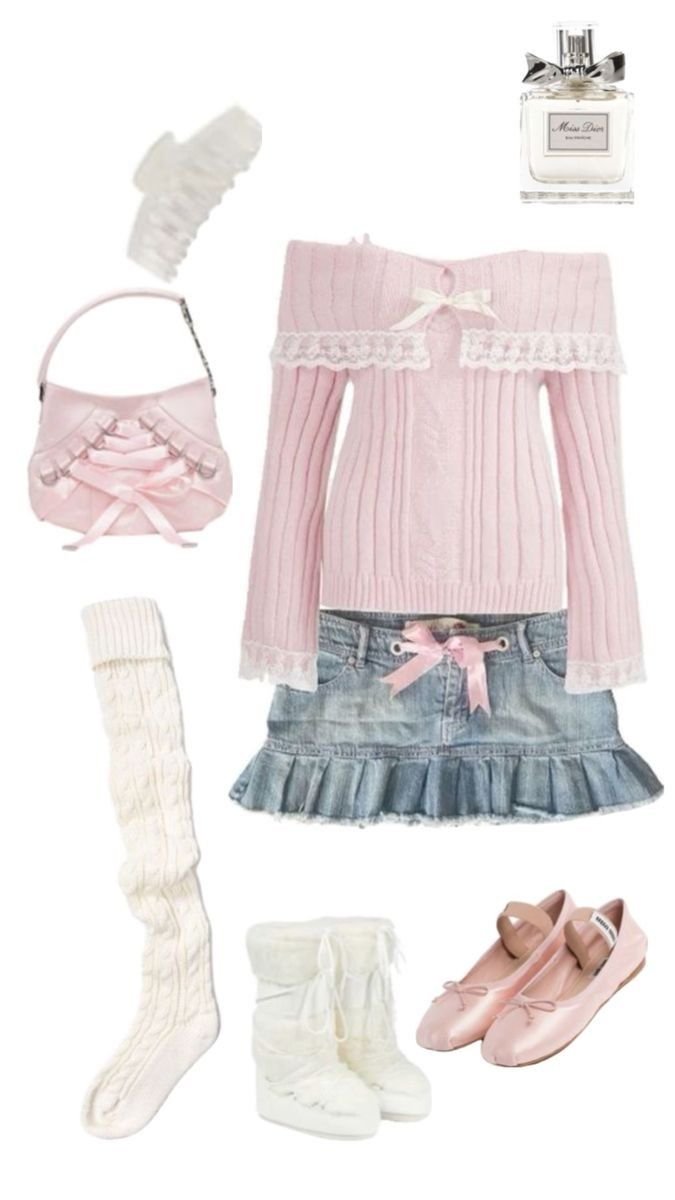 Feminine Coquette Girl Look 2