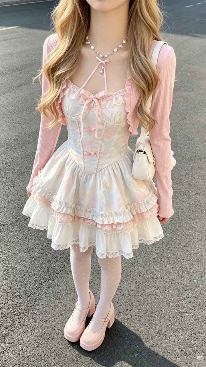 Vintage Feminine Coquette Look 3