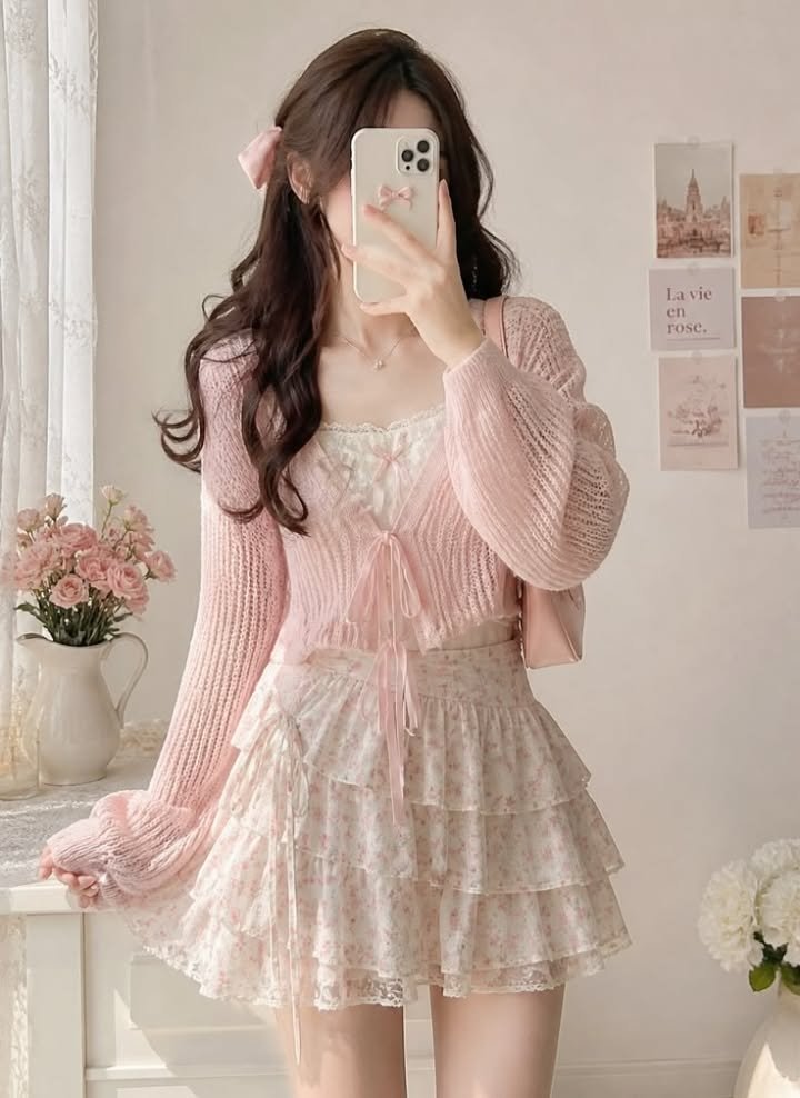 Soft Coquette Fashion Look 3