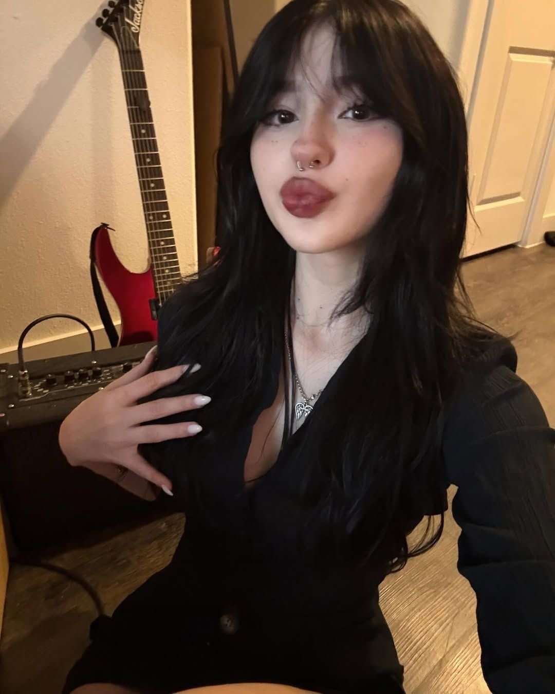 Chic Girl Selfie Portrait Design 3