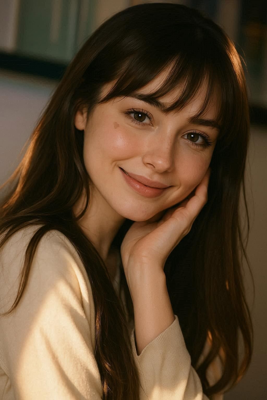Beautiful Girl Face Portrait 5