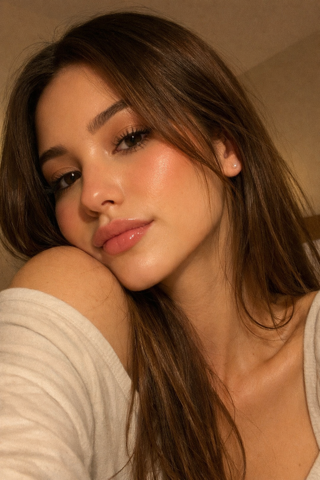 Beautiful Face Close Up Portrait