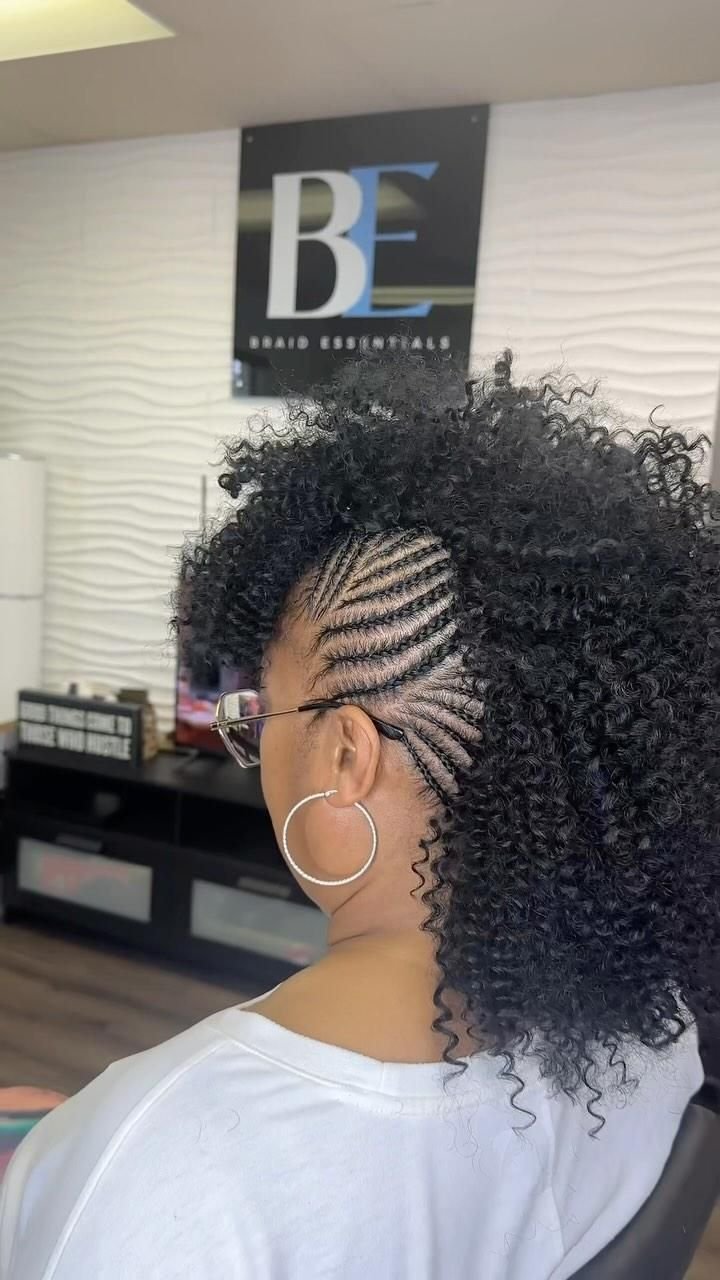Beautiful Coily Hair Style Inspiration