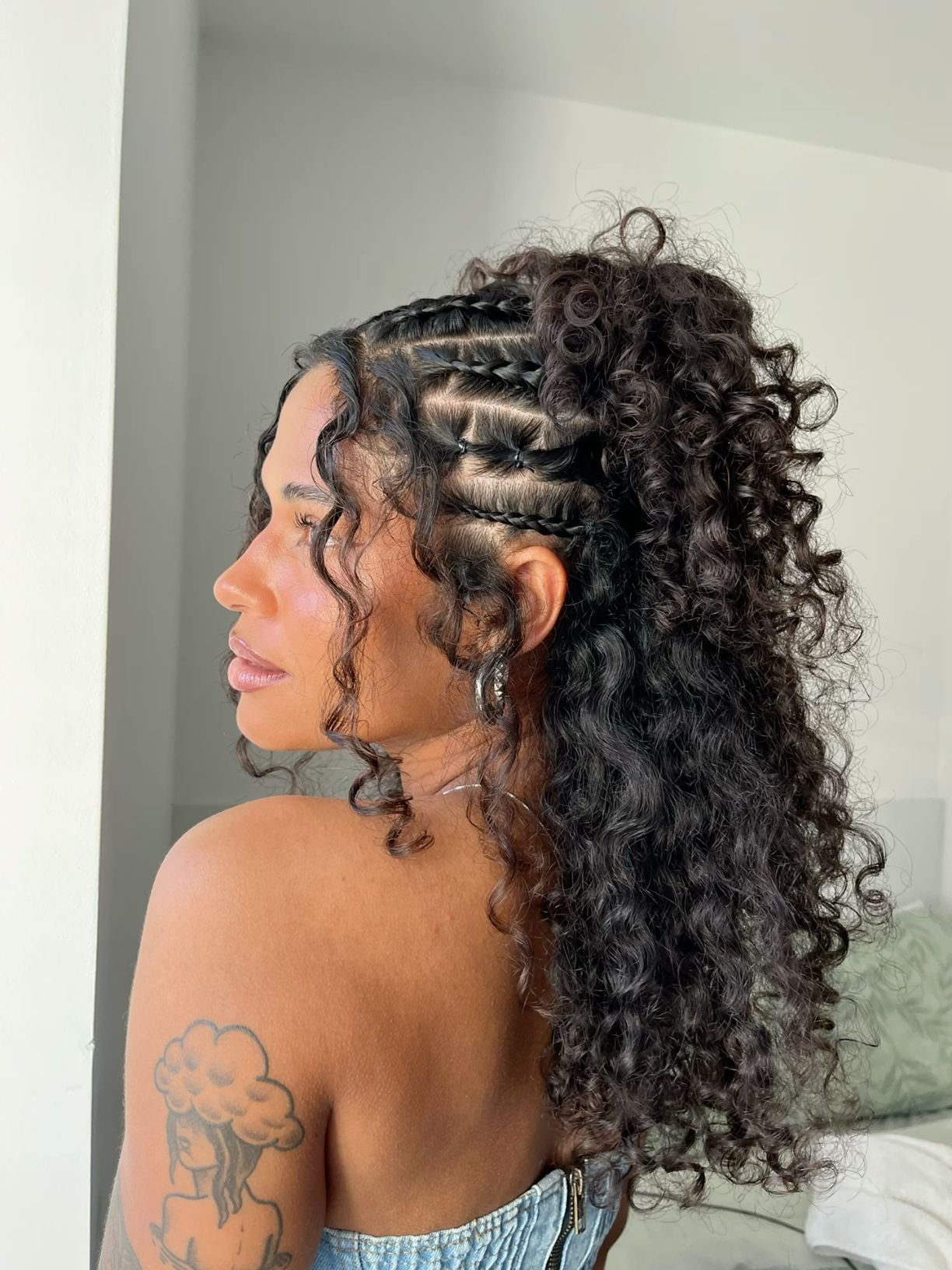 Beautiful Curly Hair Texture