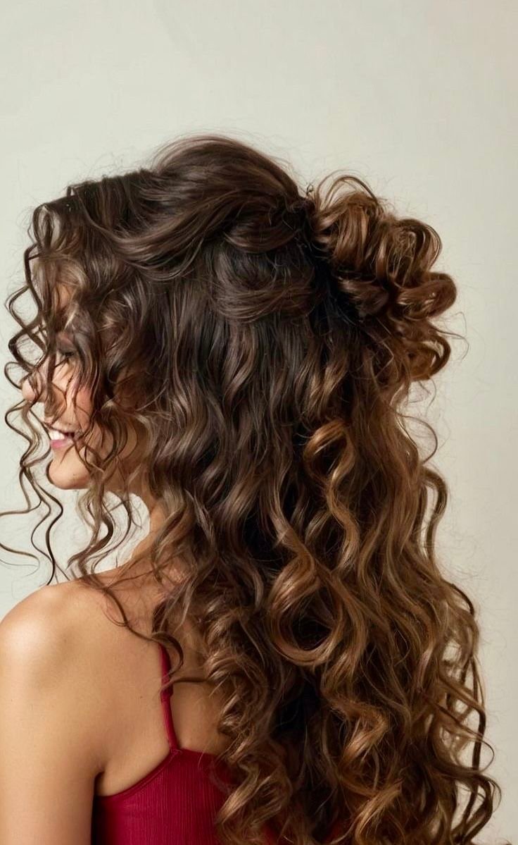 Beautiful Curly Hair Texture