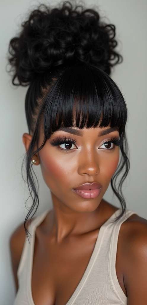 Bouncy Curly Hairstyle Look 2