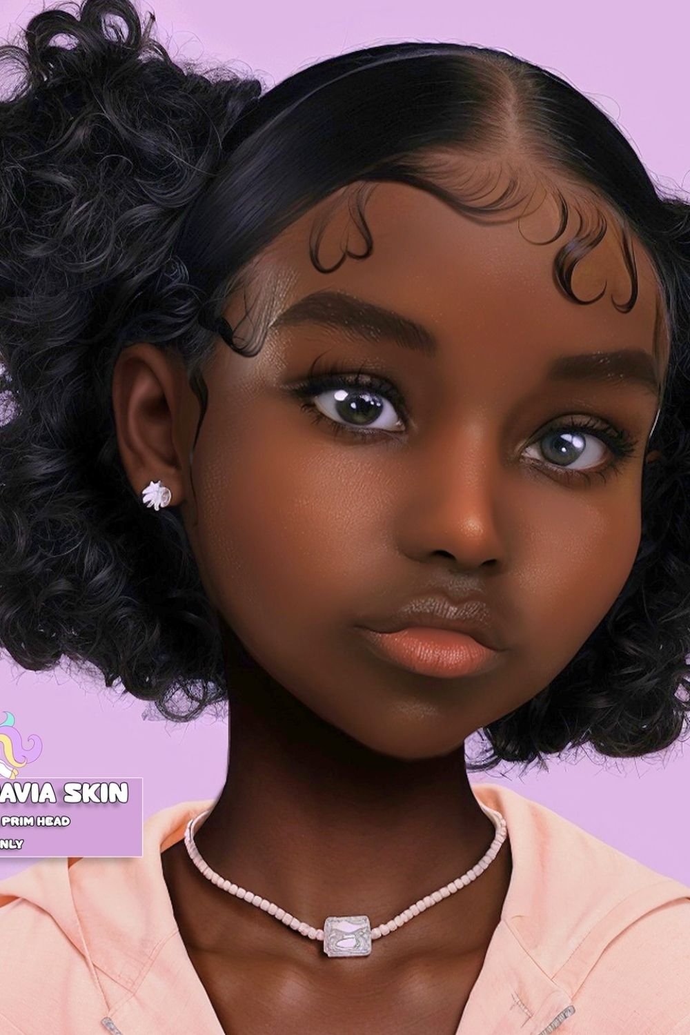 Defined Curly Hair Texture Style 2