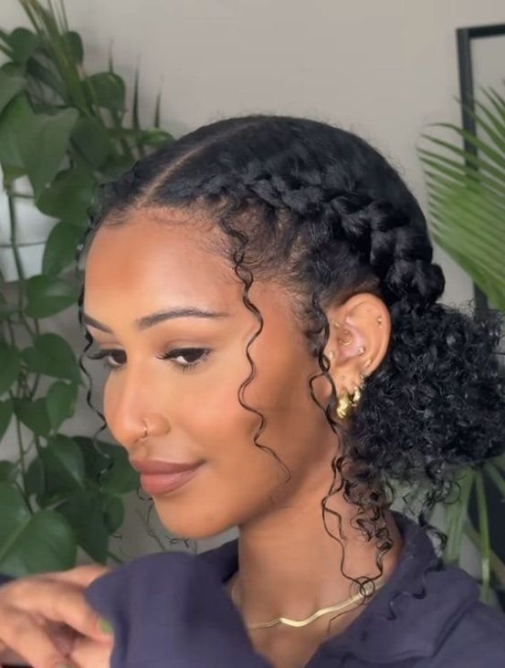 Beautiful Curly Hair Texture 2