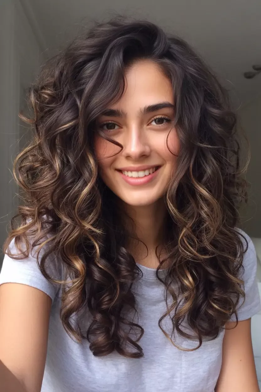 Defined Curly Hair Texture Style 2