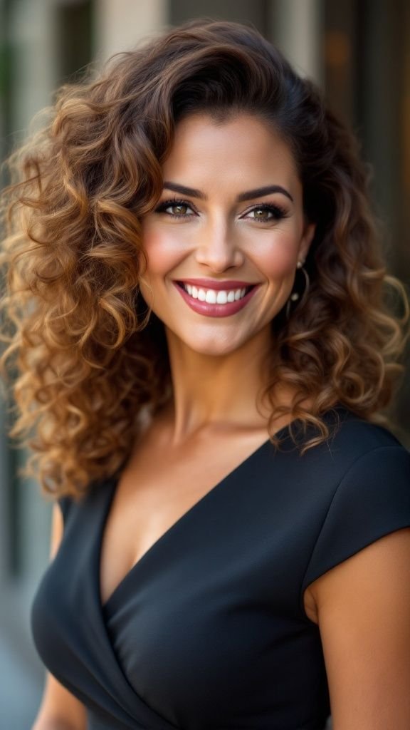 Beautiful Curly Hair Style Inspiration 3