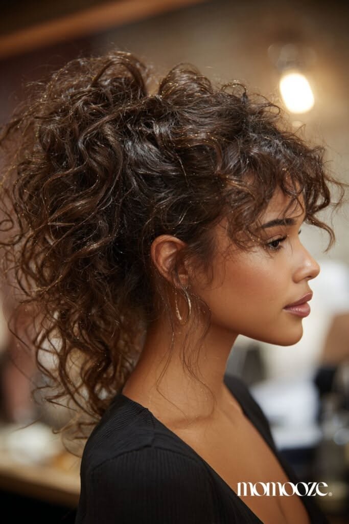 Bouncy Curly Hairstyle Inspiration 3