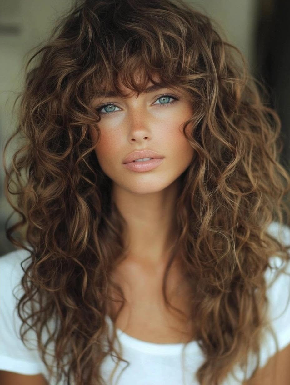 Bouncy Curly Hairstyle Look 3