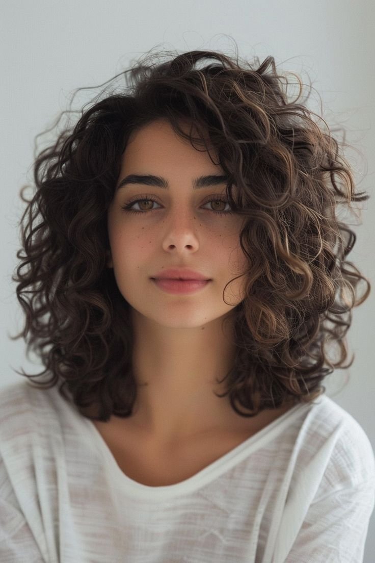 Defined Bouncy Curly Hairstyle 3