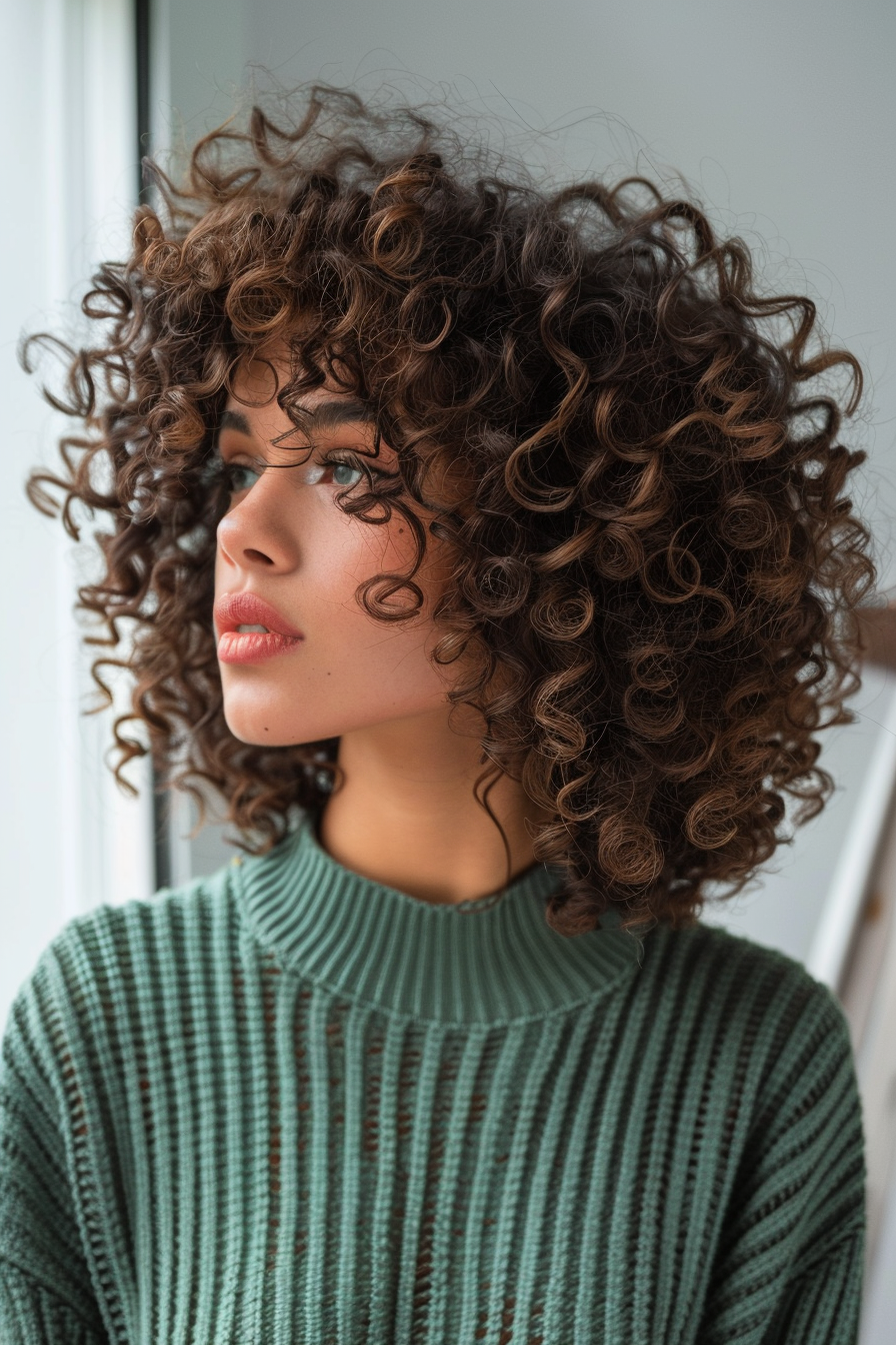 Voluminous Natural Curly Look 3