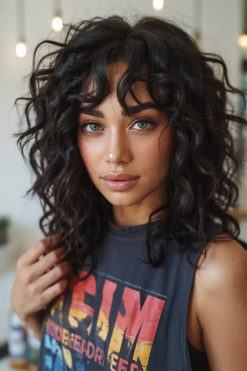Voluminous Curly Curl Pattern 3