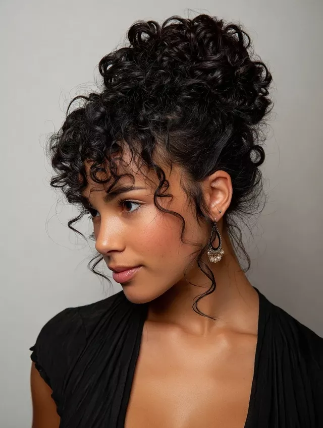 Defined Curly Hair Texture Style 3
