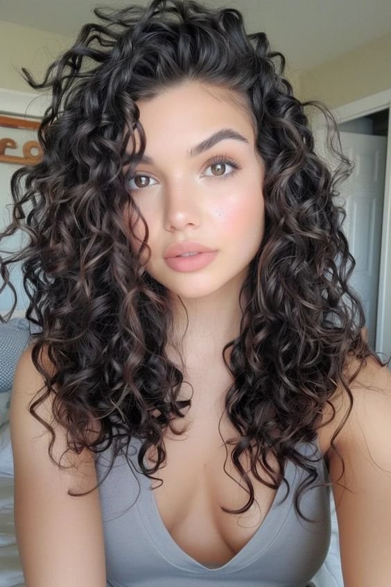 Defined Bouncy Curly Hairstyle 3