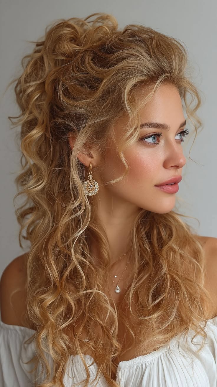 Natural Curly Hair Style Ideas 4