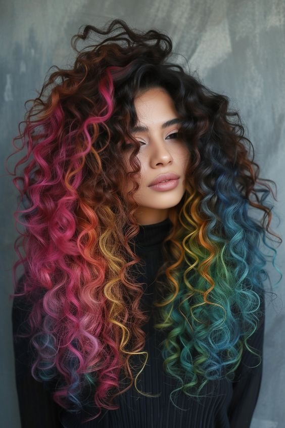 Defined Curly Hair Texture Style 4