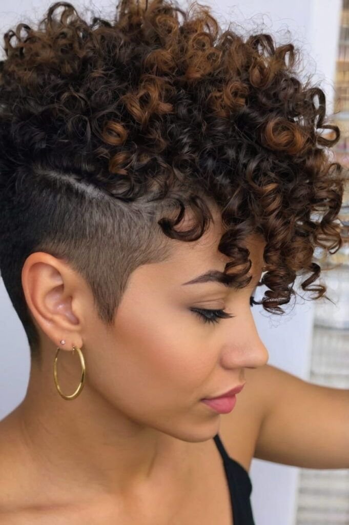 Bouncy Curly Hairstyle Inspiration 5