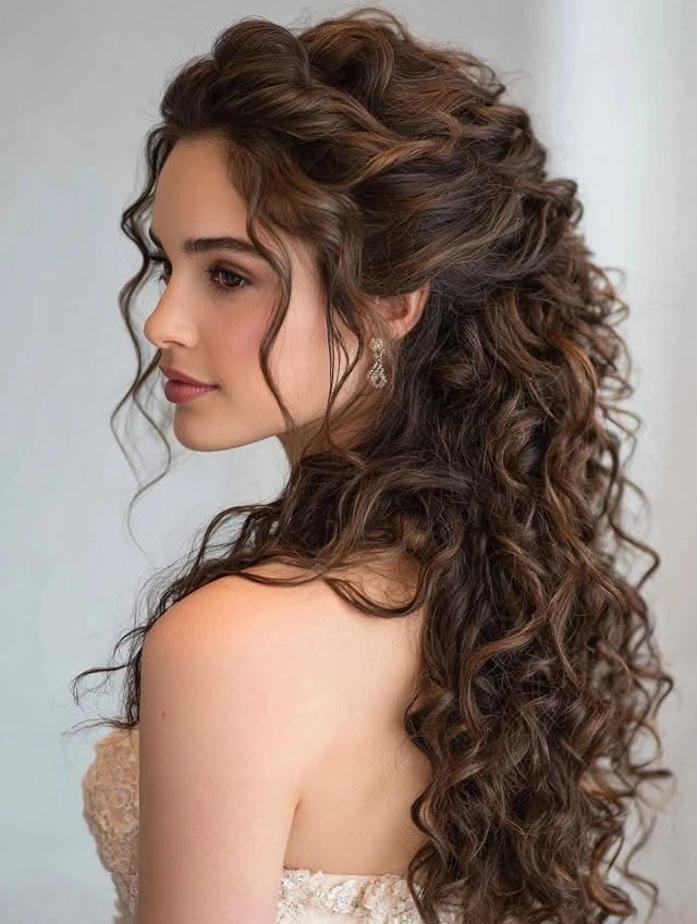 Voluminous Natural Curly Look 5