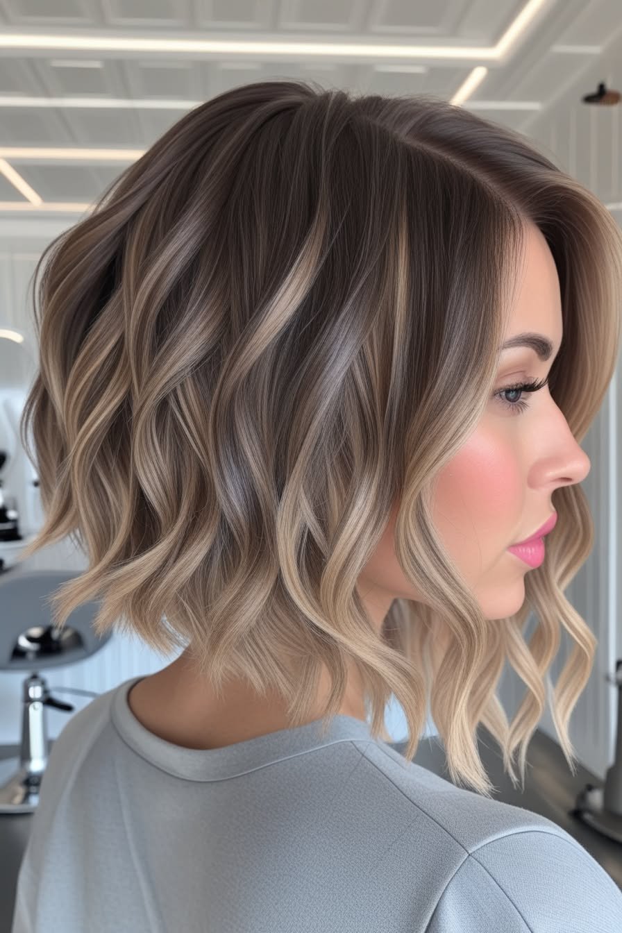 Beautiful Wavy Hair Look