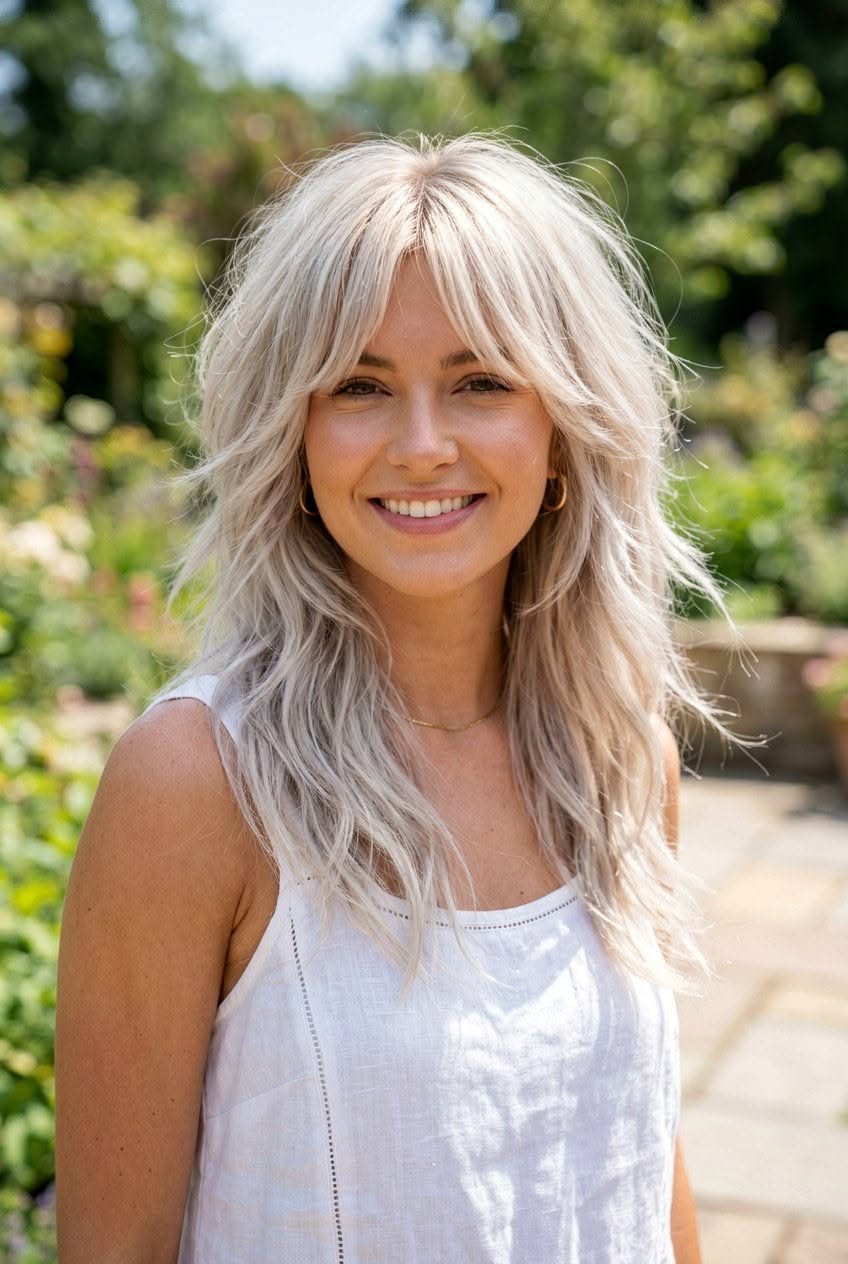 Beachy Wavy Hairstyle Look
