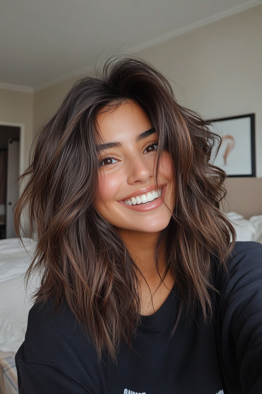 Beach Wave Hair Style Design
