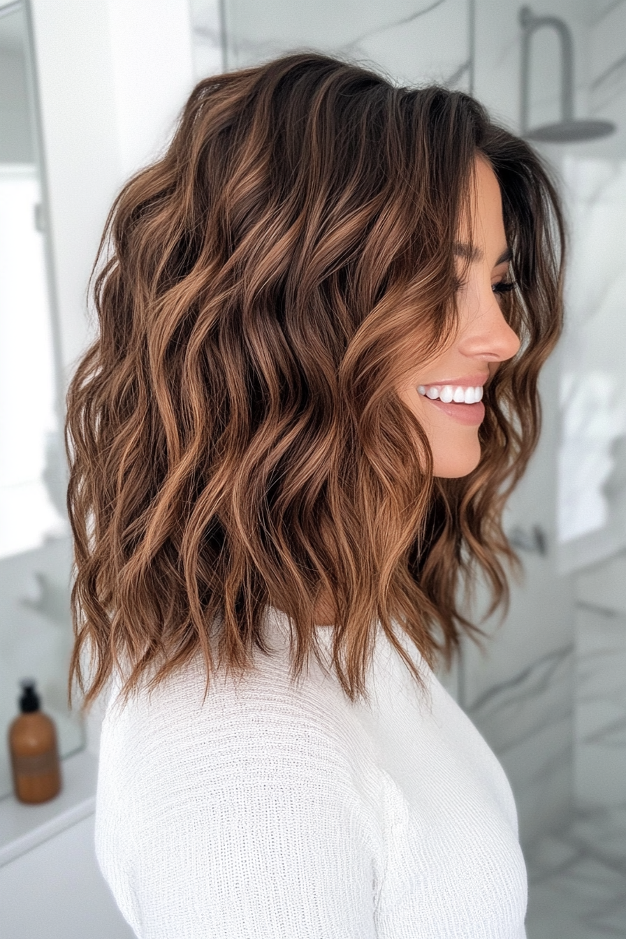 Beautiful Wavy Hair Style Inspiration