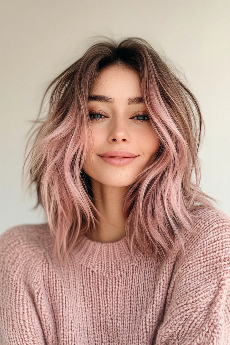 Soft Wavy Hair Texture Style