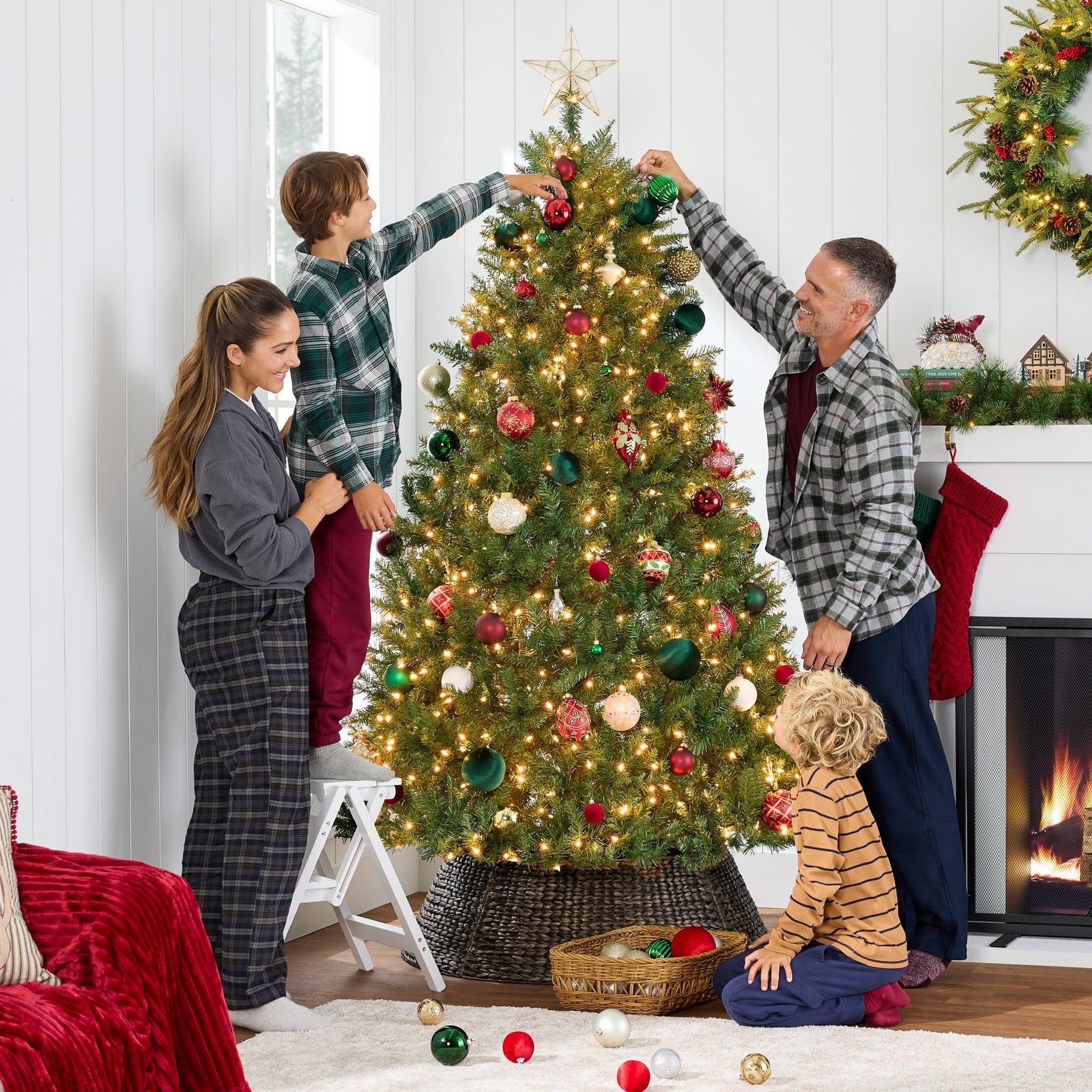 Cozy Winter Christmas Holiday Scene 2