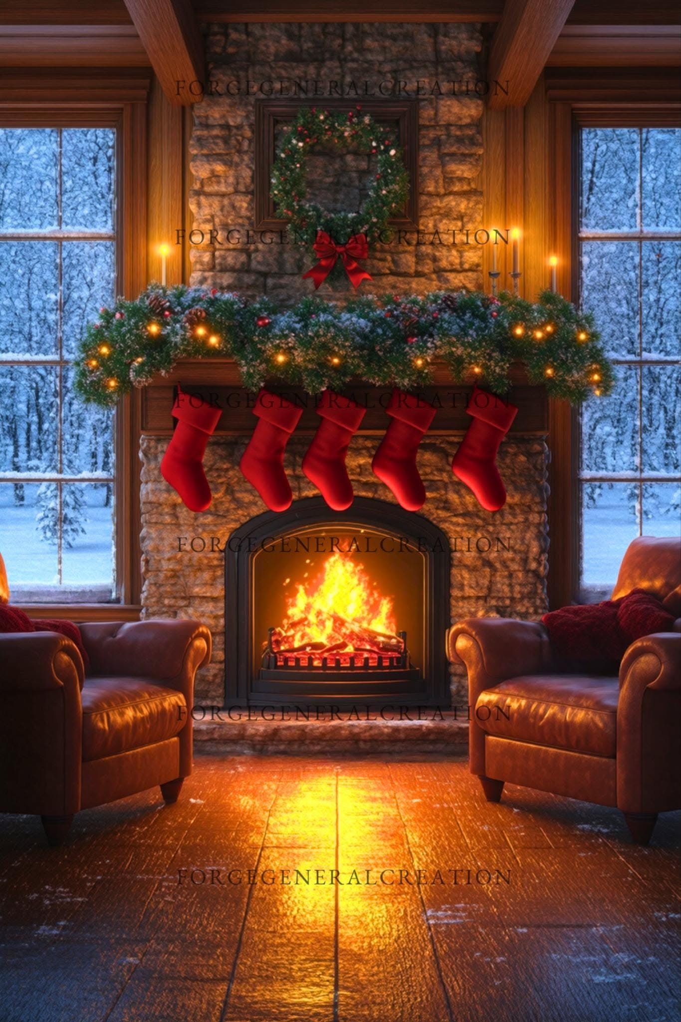 Magical Festive Christmas Scene 4