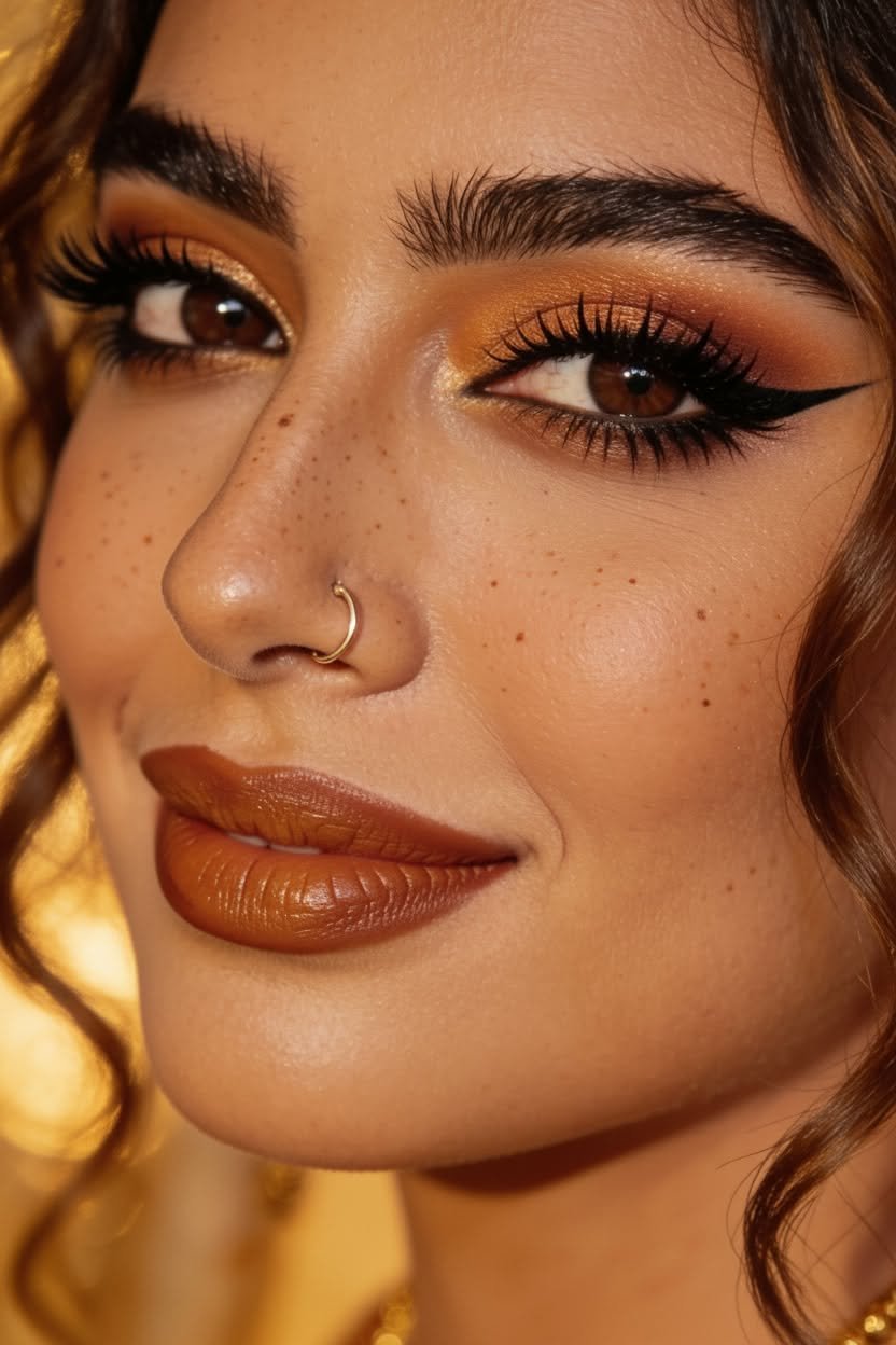 Glamorous Cut Crease Eye Makeup