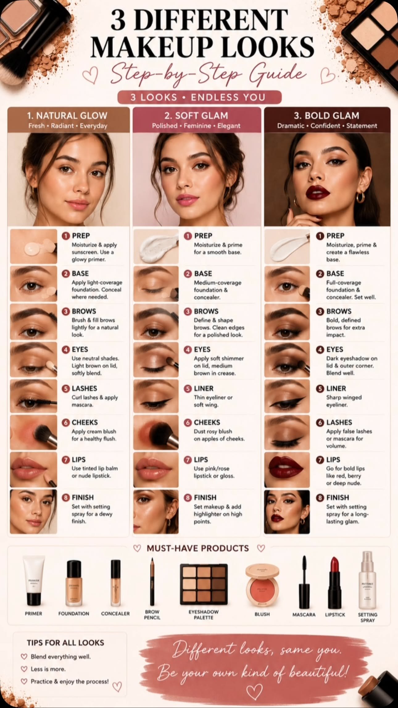Beautiful Golden Eye Makeup Look
