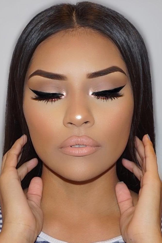 Elegant Matte Makeup Style Design