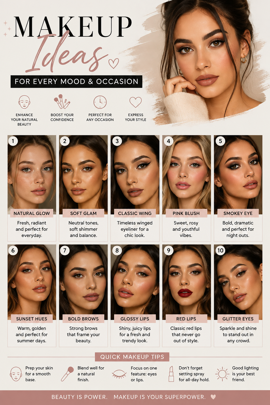 Beautiful Prom Makeup Inspiration