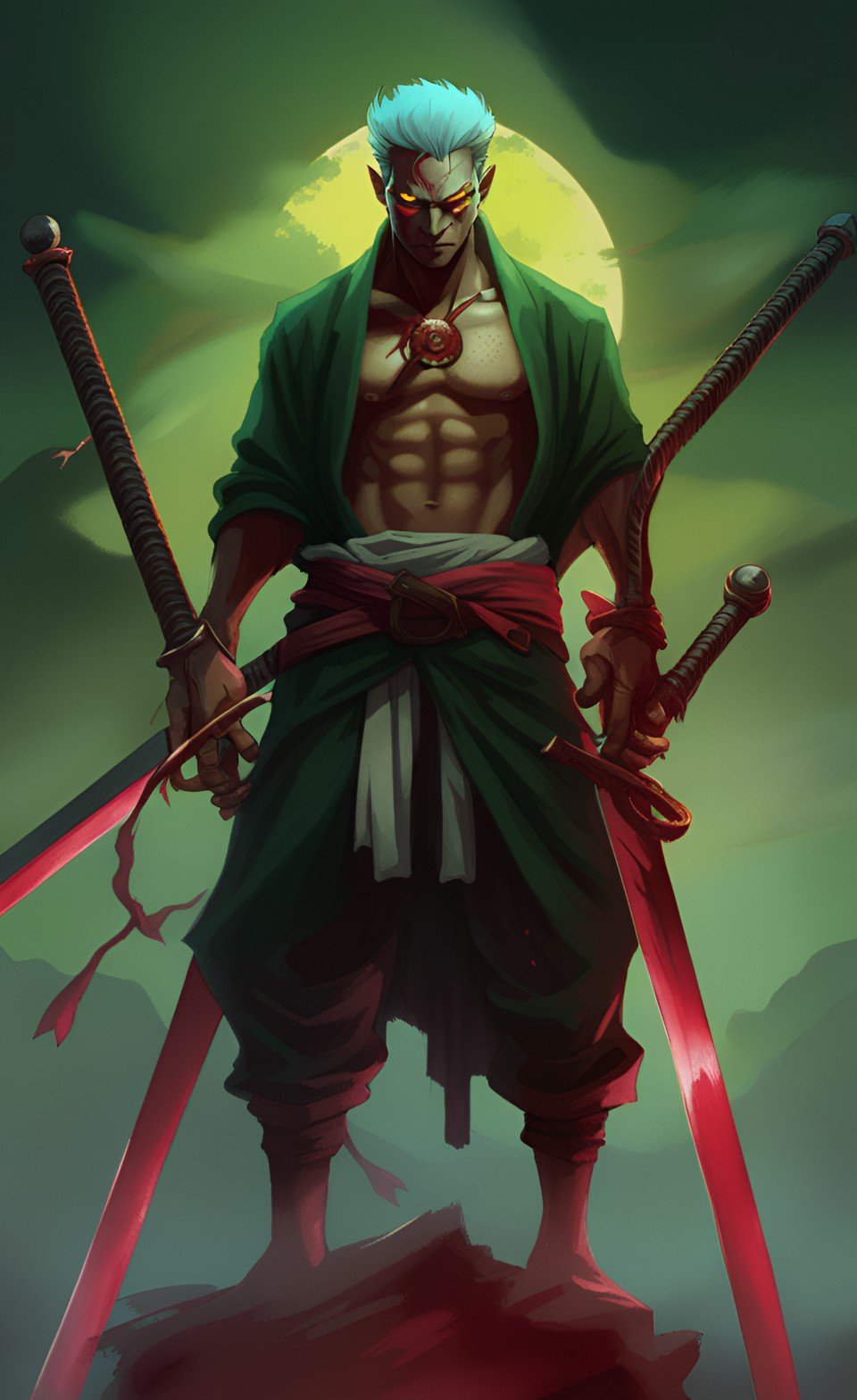 Manga Art Phone Wallpaper Design 12