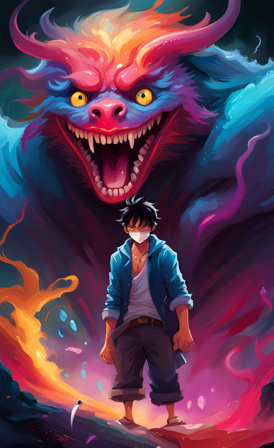 Cool Anime Art Background Design 15