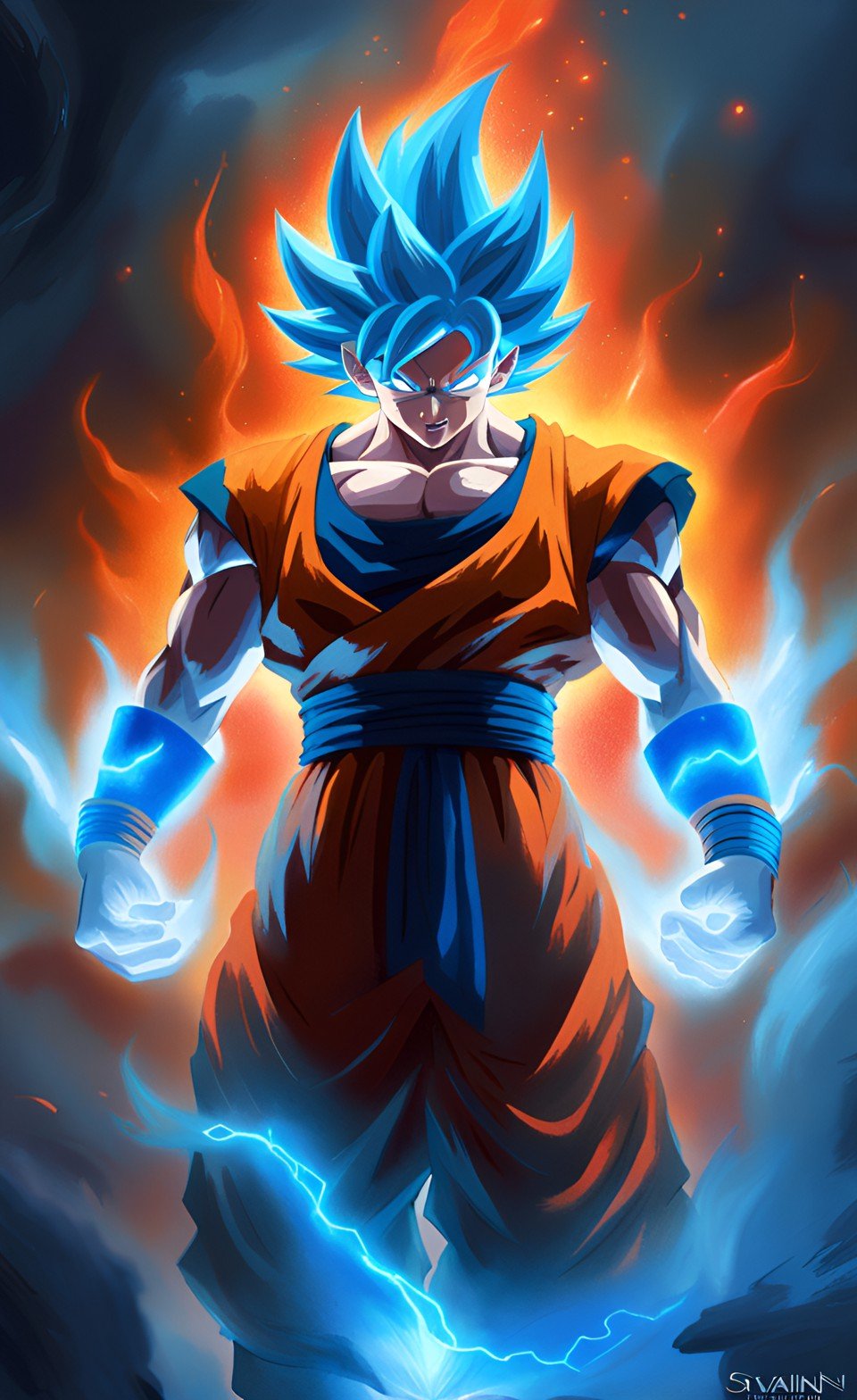 Manga Art Phone Wallpaper Design 3