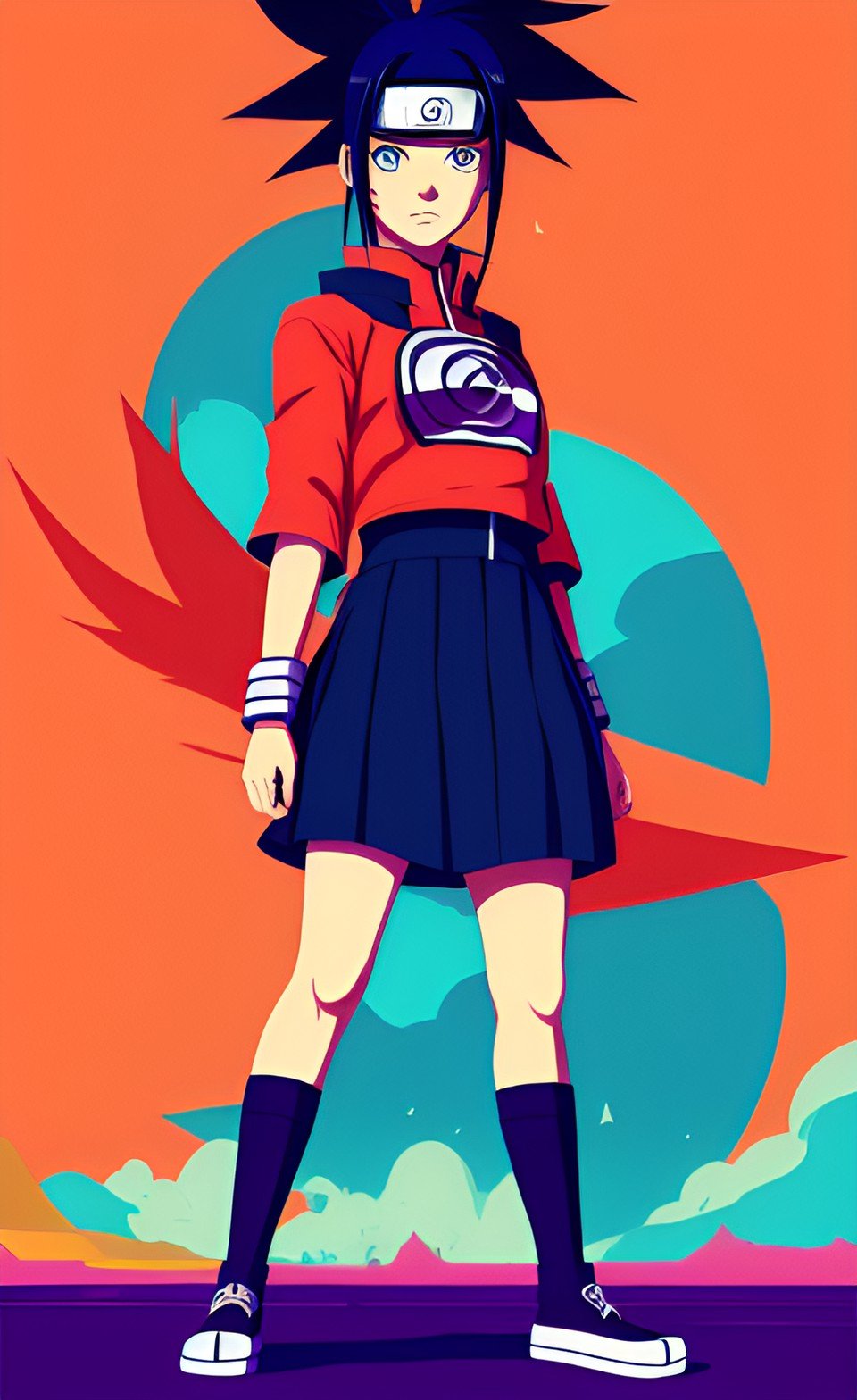 Manga Art Phone Wallpaper Design 23