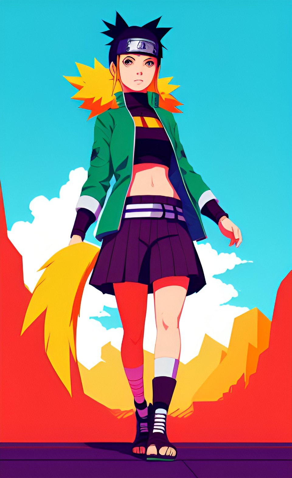 Cool Manga Art Wallpaper Design 23