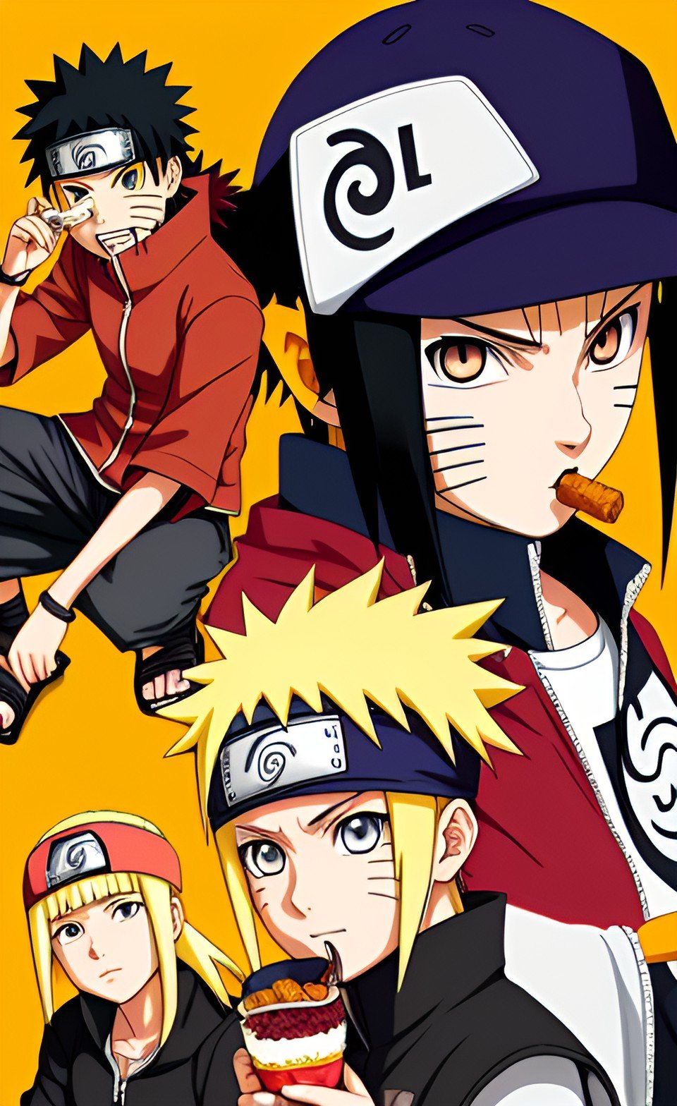 Manga Art Phone Wallpaper Design 23