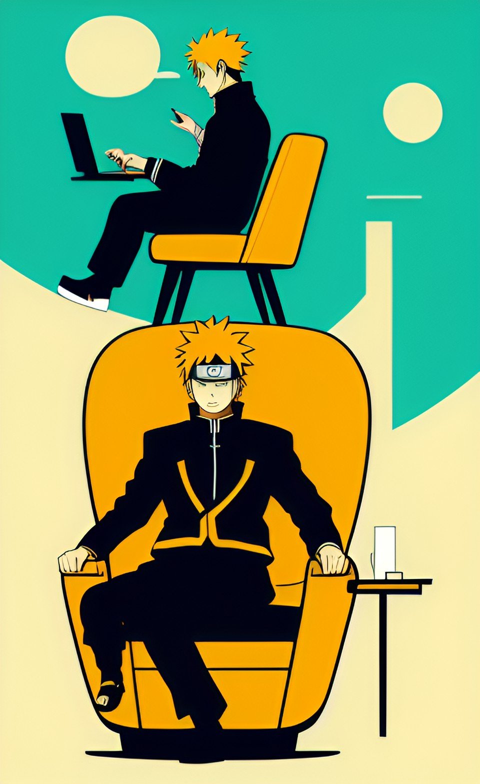 Manga Art Phone Wallpaper Design 23