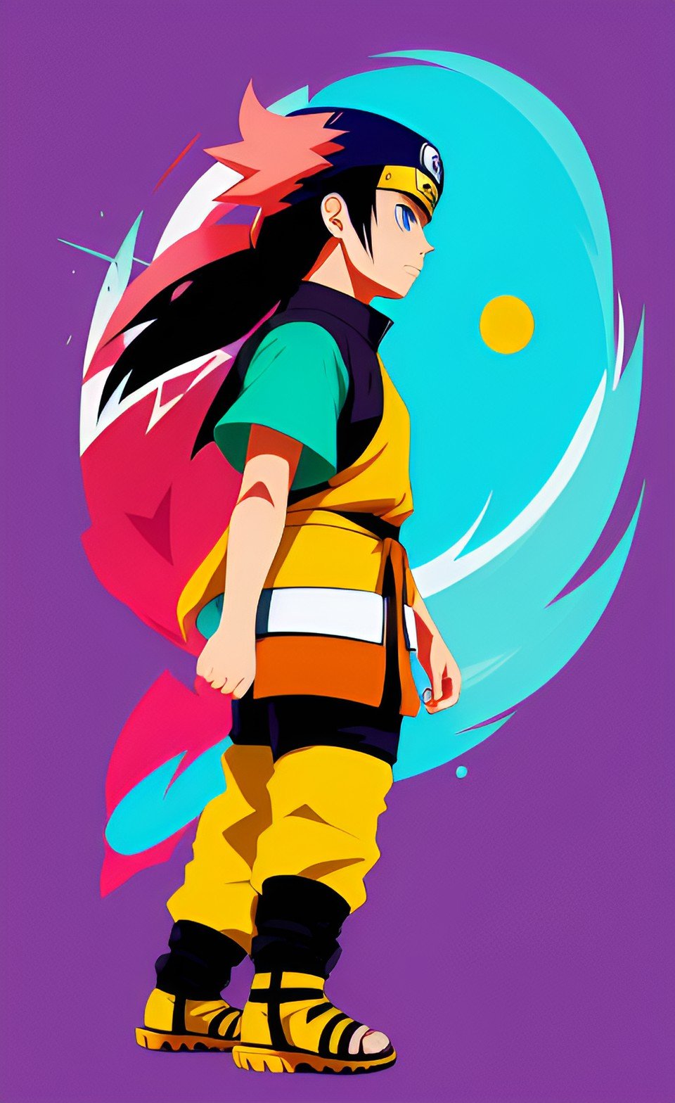 Manga Art Phone Wallpaper Design 24