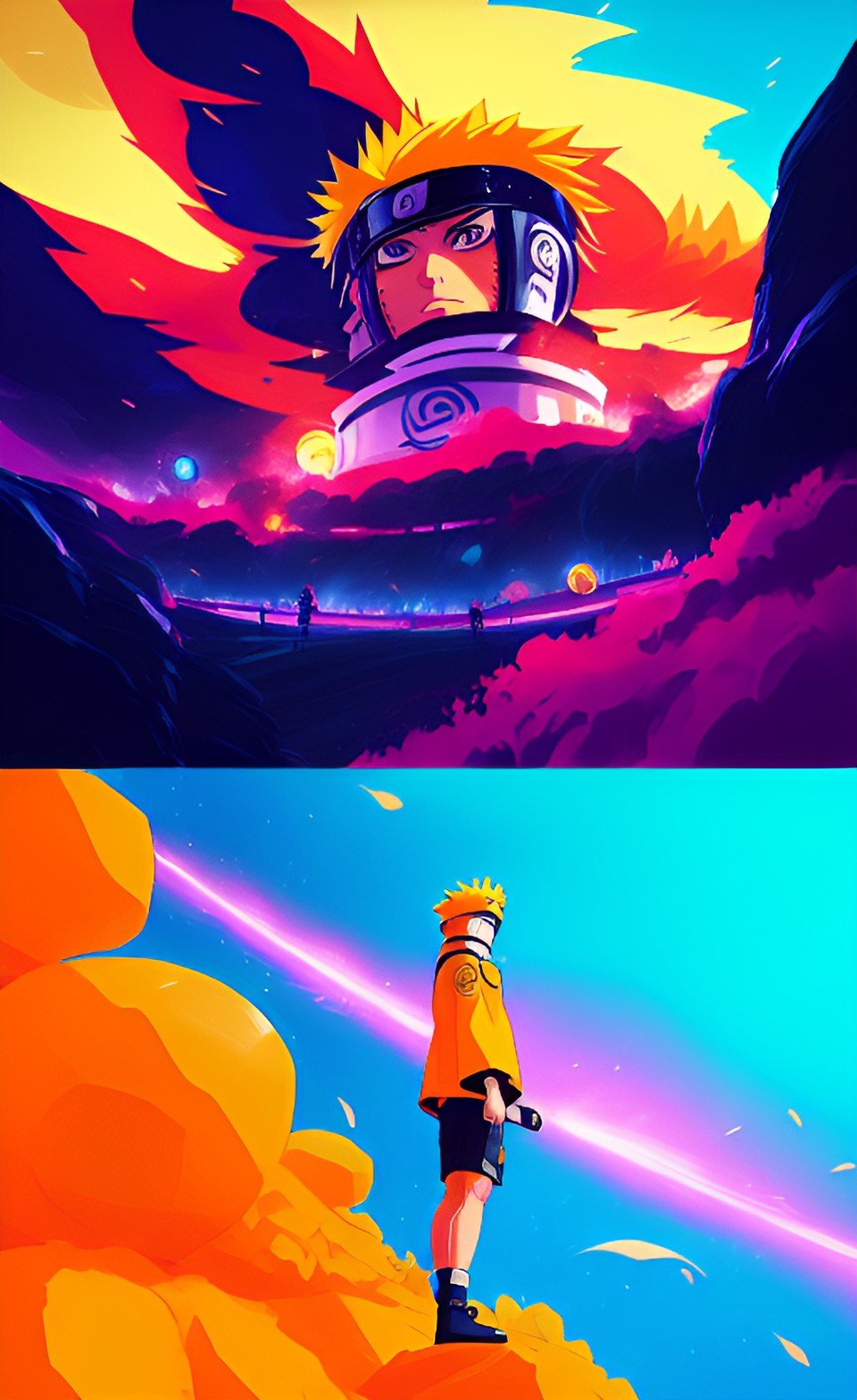 Manga Art Phone Wallpaper Design 24