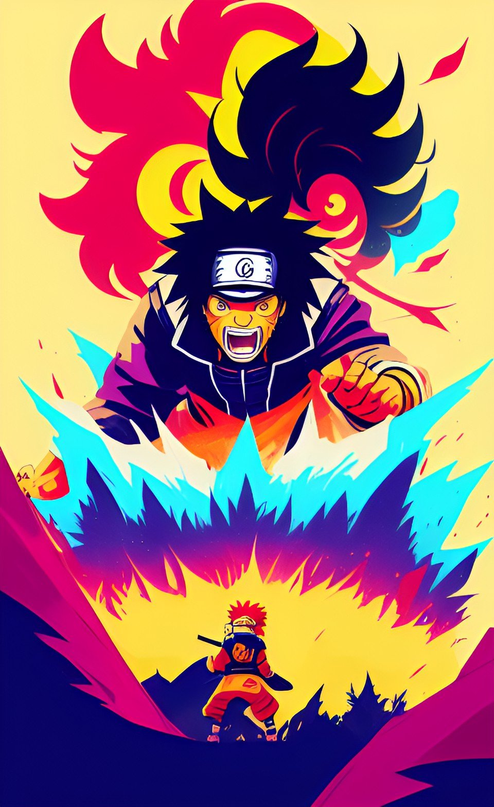 Manga Art Phone Wallpaper Design 25