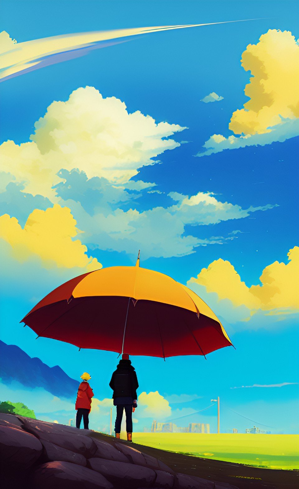 Manga Art Phone Wallpaper Design 25