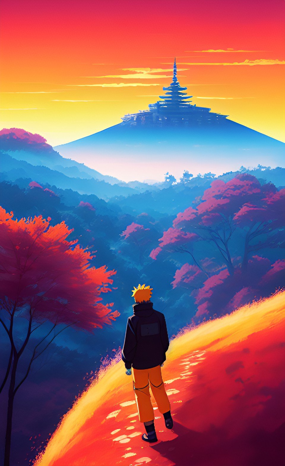 Cool Anime Art Background Design 26
