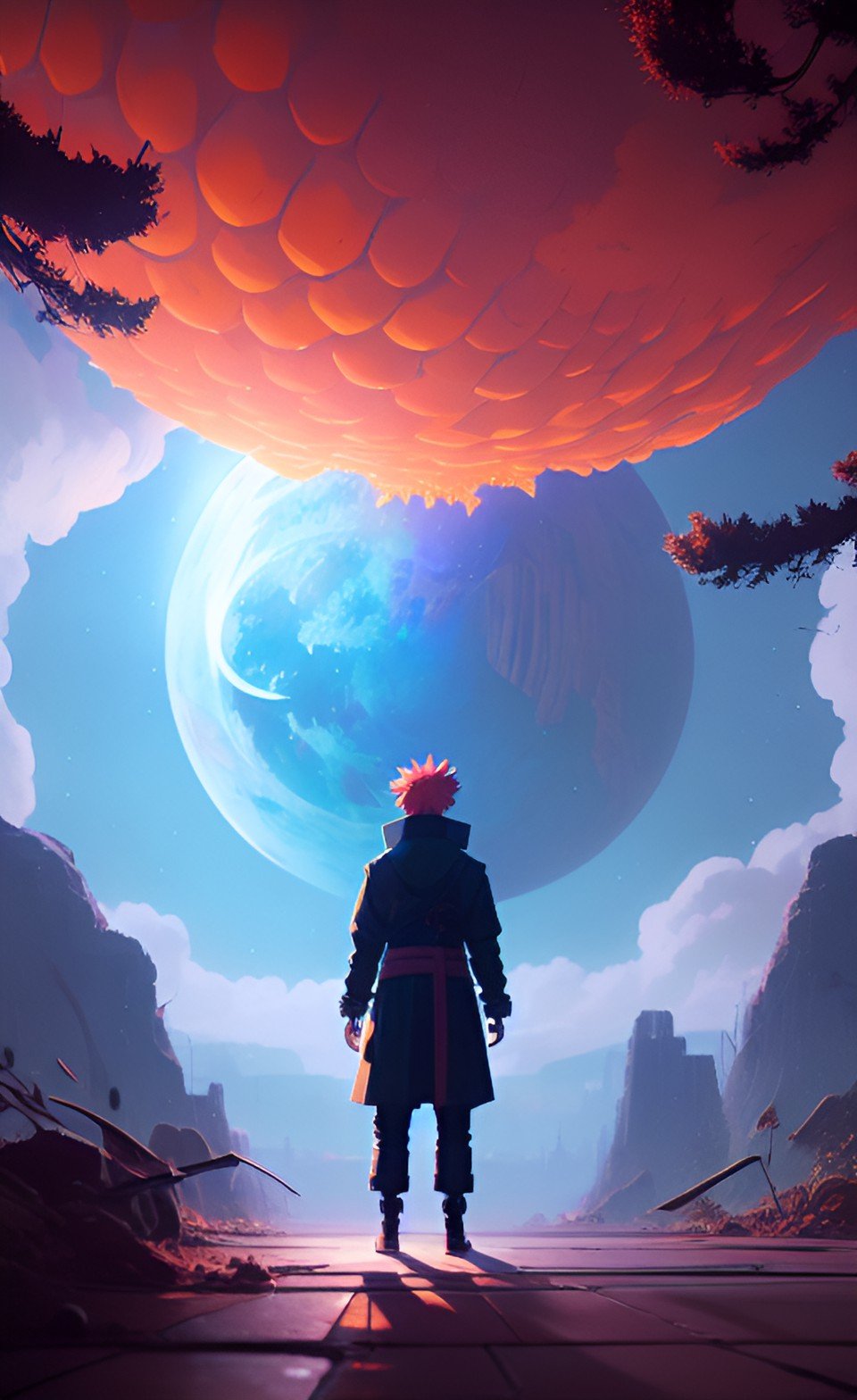 Cool Anime Art Background Design 26
