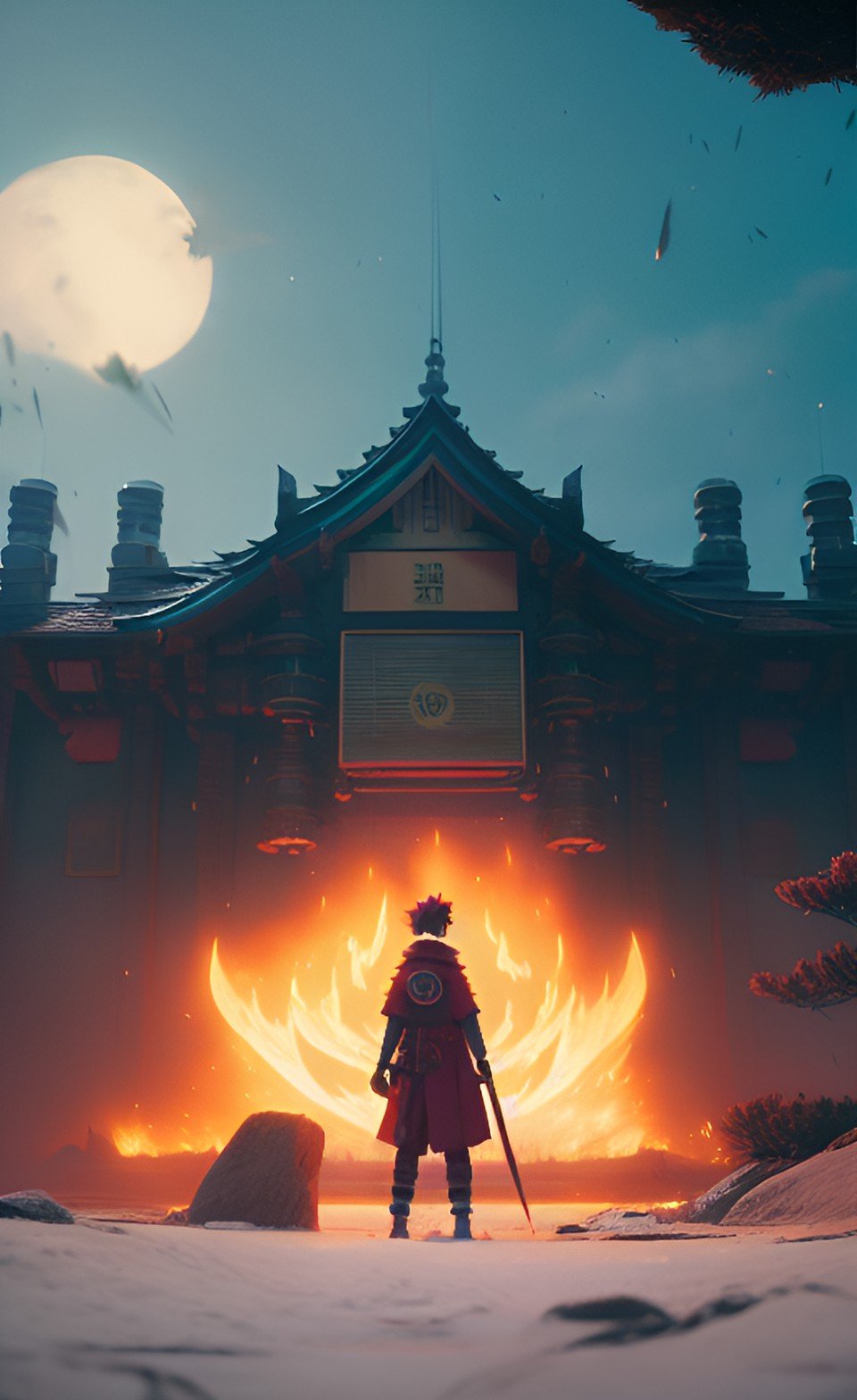 Beautiful Anime Art Phone Wallpaper 27